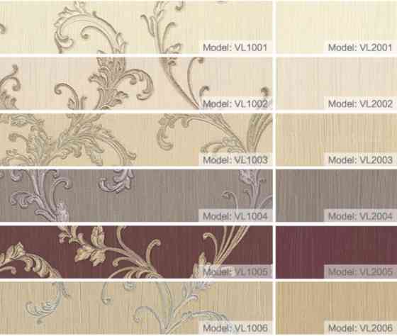 Єлітні Шпалери вінілові на флізеліновій основі серія VL 1006  1.06х10.05м.п. (+- 3%) Днепр