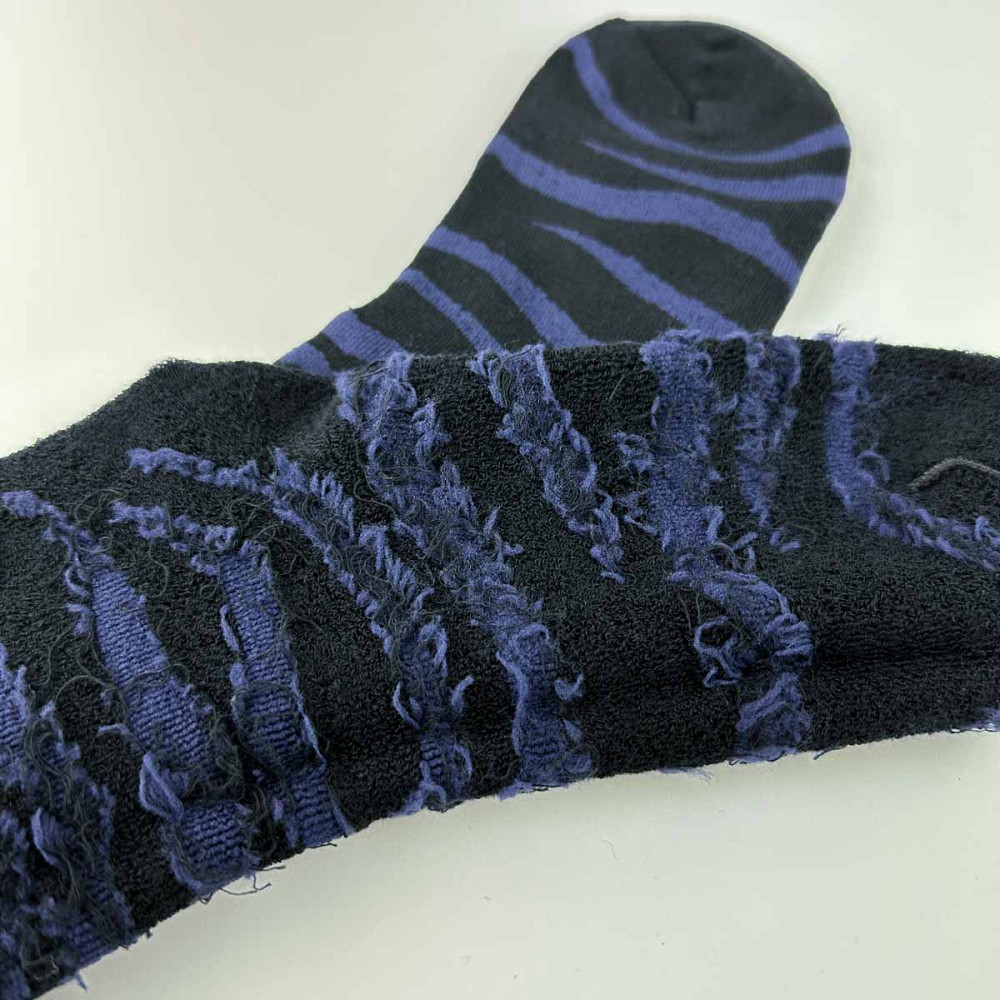Теплые носки женские классические в полоску Греви GM Textile Высокие 36-41 Черный Сумы - изображение 3