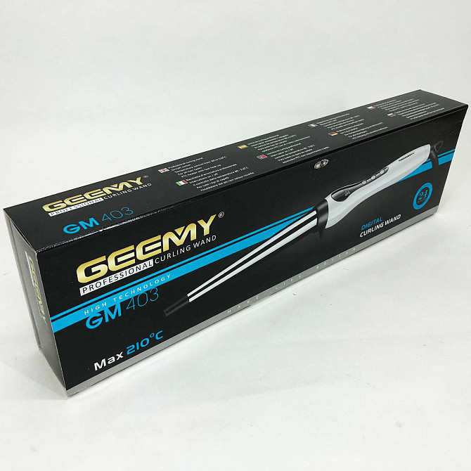 Плойка з функцією укладання та завивки волосся Gemei GM-403, Щипці для створення PG-139 об'єму волосся Київ - фото 2