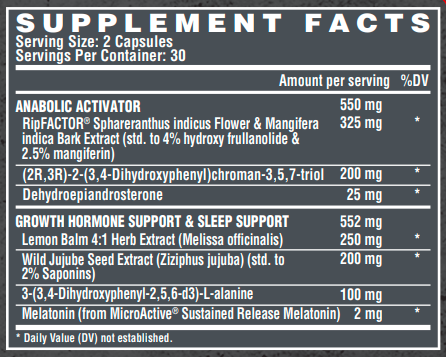 Для рост м'язів Nutrex Anabol Hardcore PM 60 liquid caps Київ - фото 2