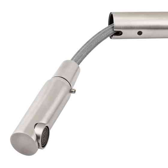 Змішувач для кухні Lidz (NKS) 12 32 015FL-13 з висувним виливом, сатин Київ