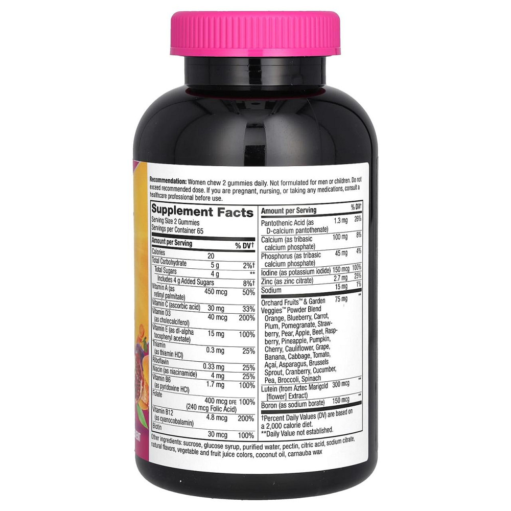 Витамины для женщин, Women's 50+ Gummy Vitamins, Nature's Way, 130 жев конфет Киев - изображение 4