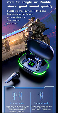 Наушники беспроводные TWS Pro80 Bluetooth 5.3 Киев - изображение 10