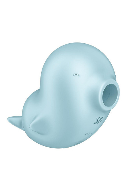 Вакуумный стимулятор Satisfyer Sassy Seal с вибрацией, голубой, 9.5 см Sex Aura Киев - изображение 4