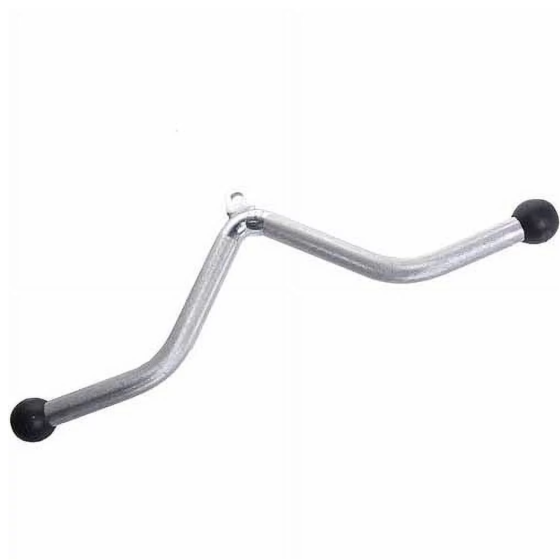 Ручка для верхньої тяги York Fitness V-подібна багатофункціональна з гумовими наконечниками, хром Киев