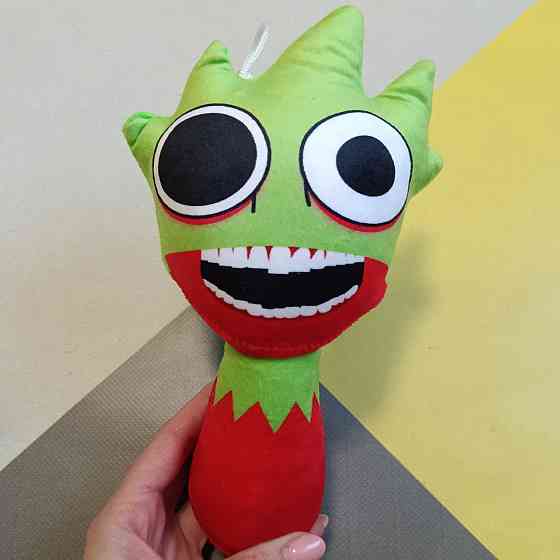 Мягкая игрушка Упругие лаймовый хоррор Овакс 20 см OWAKCX Sprunki Incredibox Киев