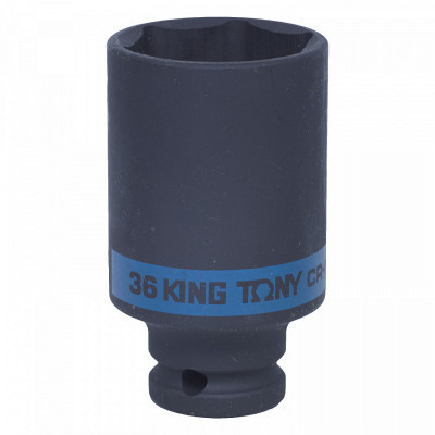 Головка торцева KING TONY 1/2" 36 мм шестигранна ударна довга (443536M) Вінниця - фото 1
