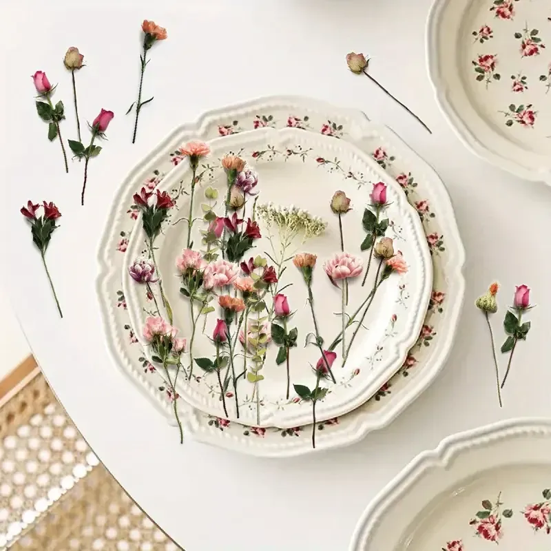 Набор наклеек с розами и цветами – 30 шт водонепроницаемых Киев - изображение 4