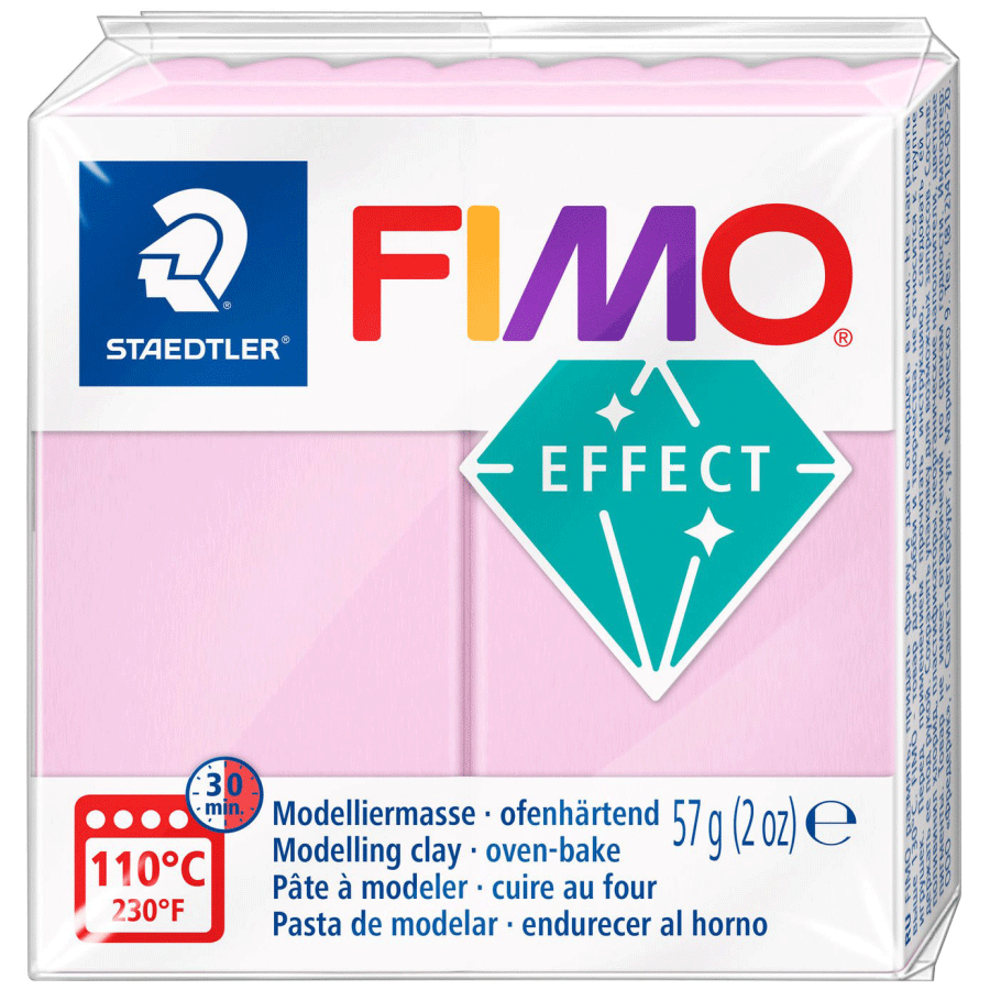 Пластика для біжутерії Soft Рожева пастельна 57г Fimo Київ - фото 2