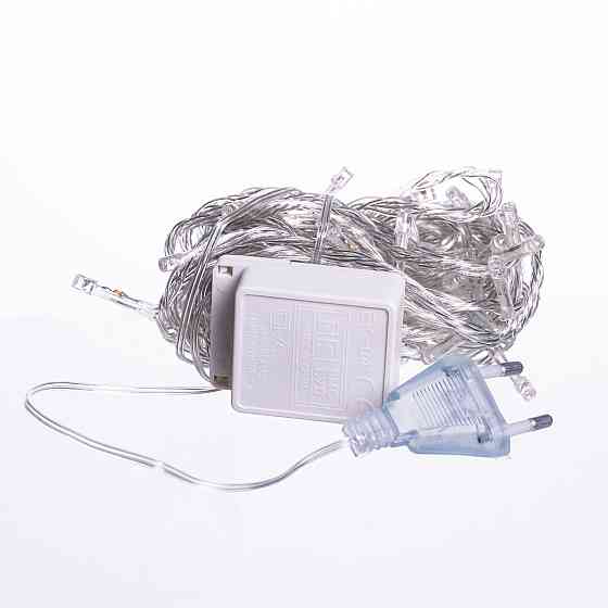 Гірлянда настінна 10 м, 120 LED, жовта, чорний провод Київ