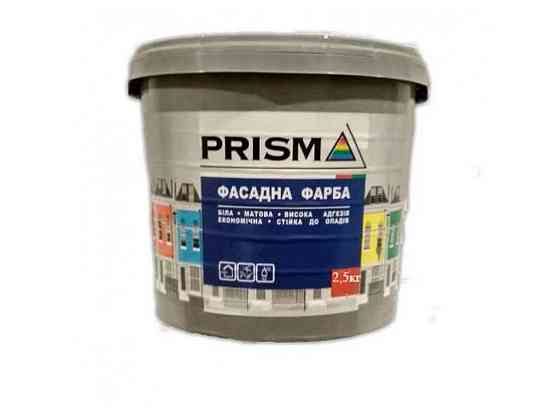 Краска фасадная 6,3кг Белый ТМ PRISMA Solmir Киев