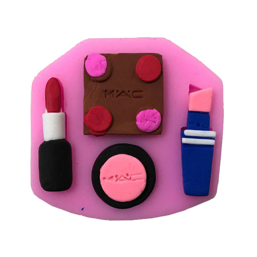 Молд силиконовый Косметика 68 на 63 мм розовый Киев - изображение 5