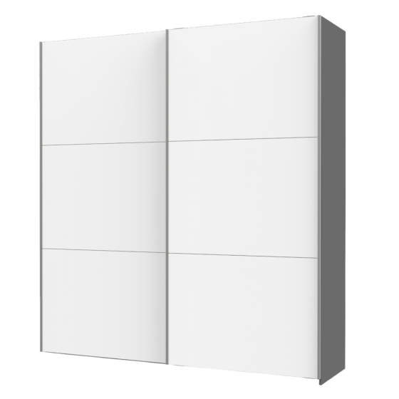 Шкаф купе Doros G-Caiser Графит/Белый 2 ДСП / 3 части 200х60х240 (42005228) Днепр