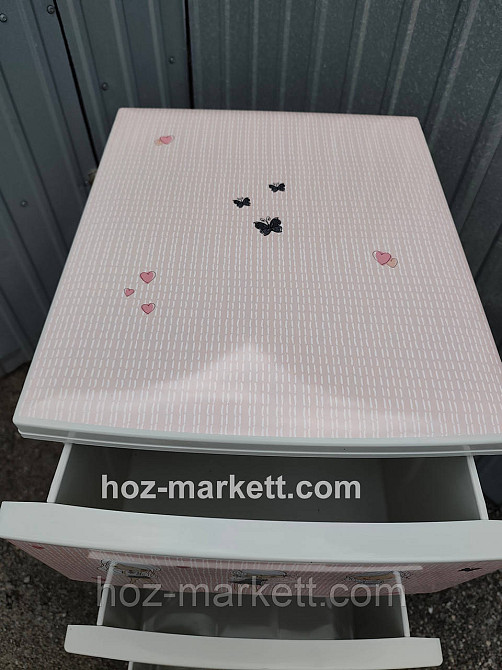 Комод білий пластиковий у дитячу "Дівчата" Алеана Харків - фото 10