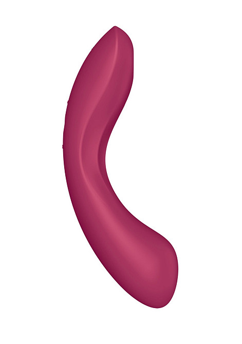 Вакуумный вибратор с тройной стимуляцией Satisfyer Curvy Trinity 1, бордовый Sex Aura Киев - изображение 5