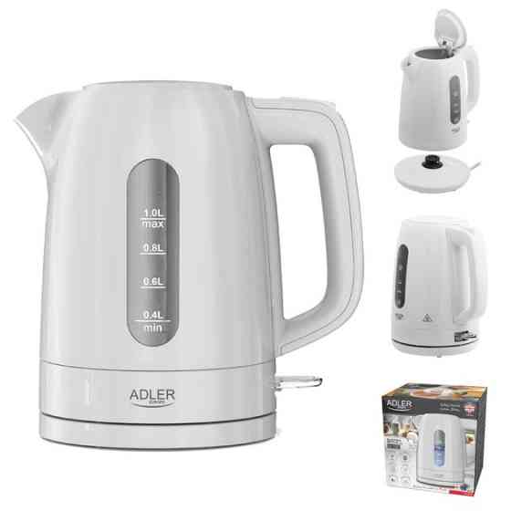 Електрочайник Adler AD 1л 2200Вт White CE-75 Львів