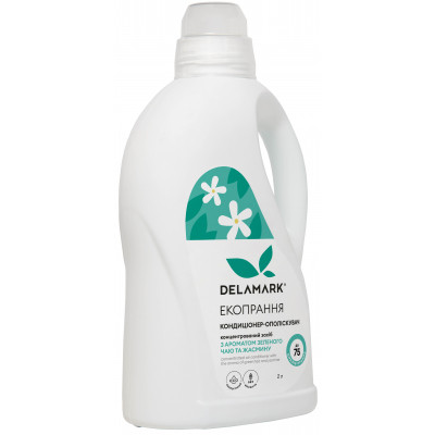 Кондиціонер для білизни DeLaMark з ароматом зеленого чаю та жасмину 2 л (4820152331397) Вінниця - фото 1