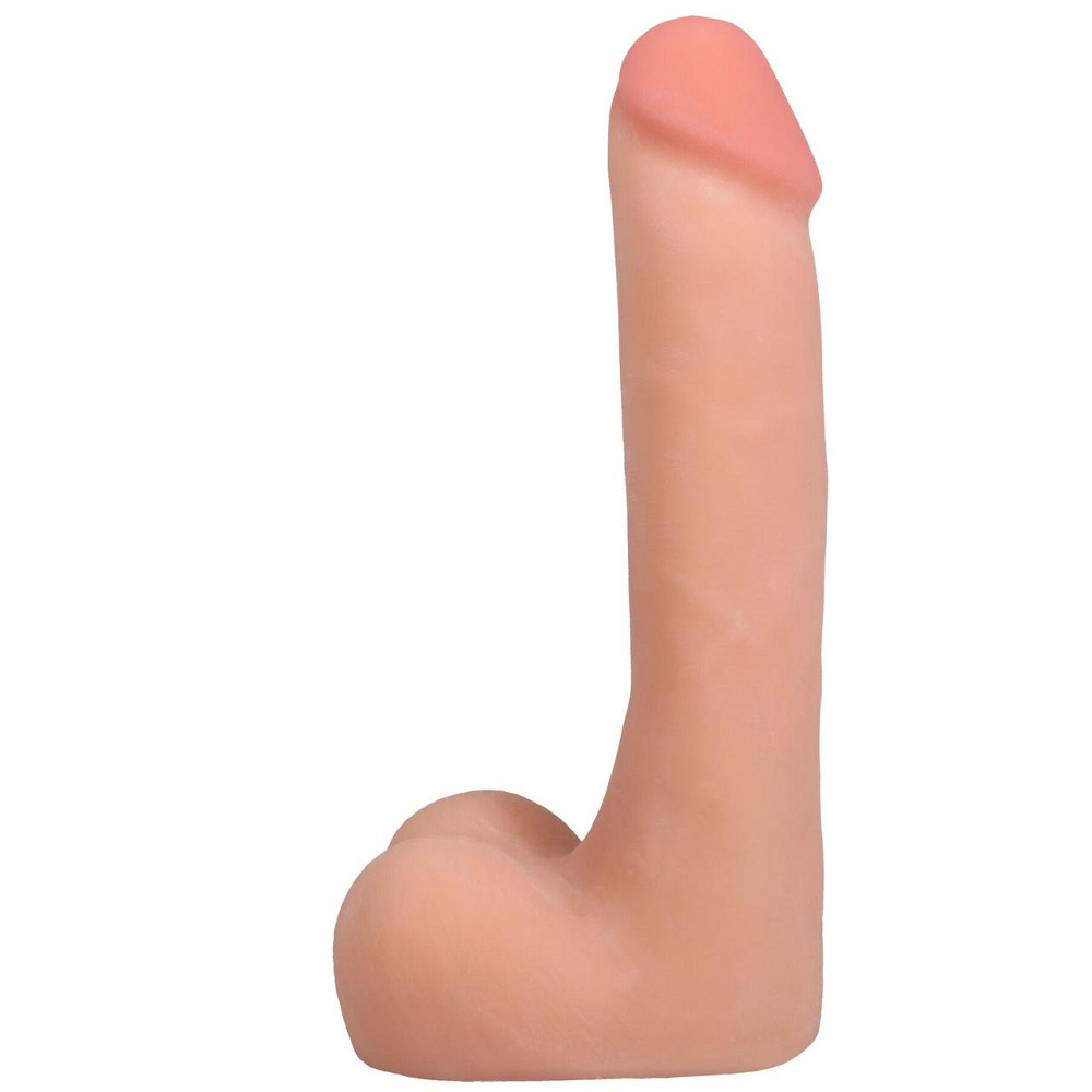 Фалоімітатор Doc Johnson The Realistic Cock ULTRASKYN - 9 Inch with Balls Vanilla Sex Aura Київ - фото 2