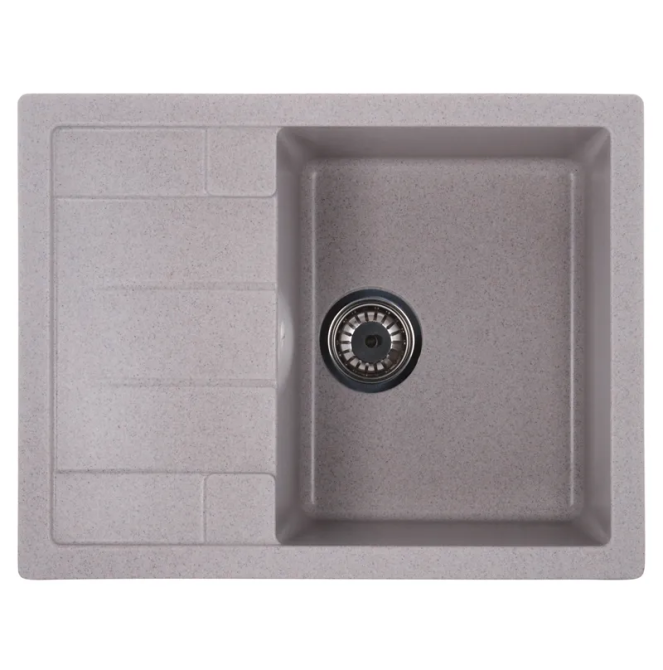 Мийка кухонна Zerix ZS-6550S-07 Мармурова (ZX4542) Київ - фото 1