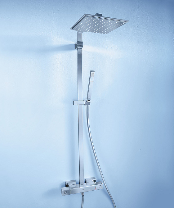 Душова система з термостатом для душа Grohe Euphoria Cube System (26087000) ( 14536 ) ( 12657 ) Харків - фото 4