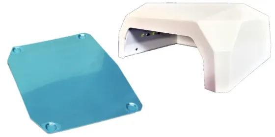 SUN Diamond гибридная светодиодная лампа 36W для ногтей многогранник на магнитах, сенсор без коробки. Киев