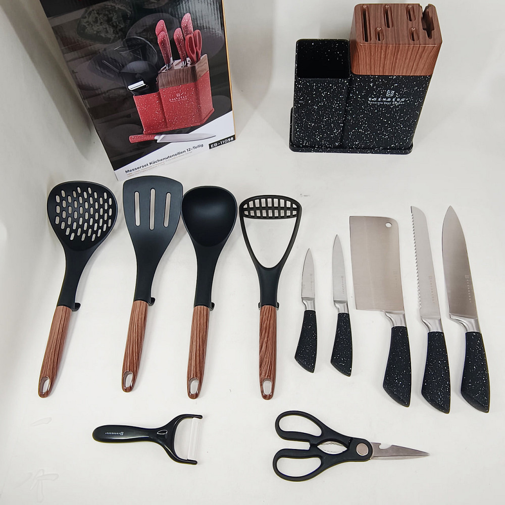 Набор ножей кухонных сталь, Топ лучших ножей для кухни, Нержавеющий кухонный нож Отличный набор UR-66 Львов - изображение 2