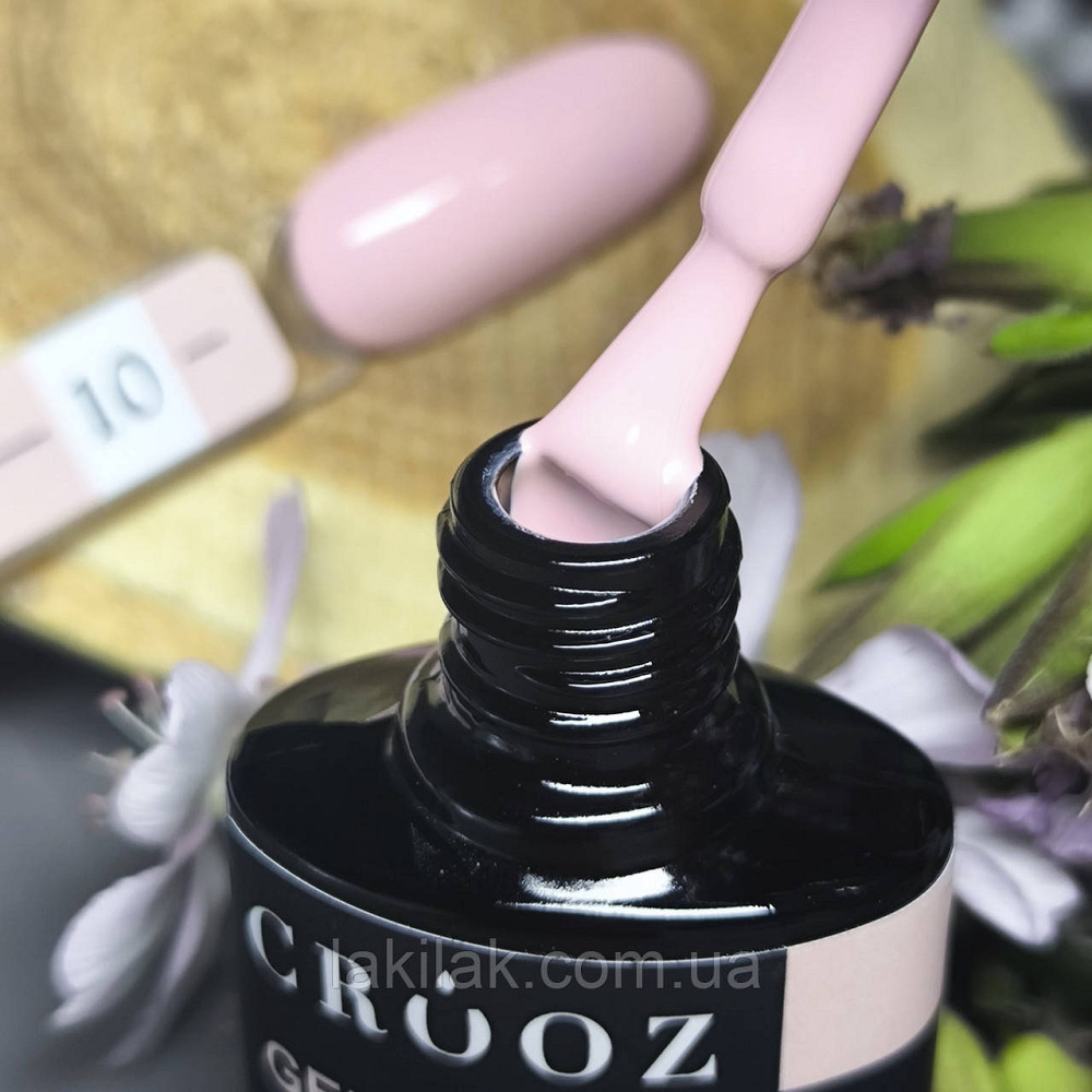 Гель-лак Crooz 10 (мʼякий світло-рожевий) 8мл Херсон - изображение 1
