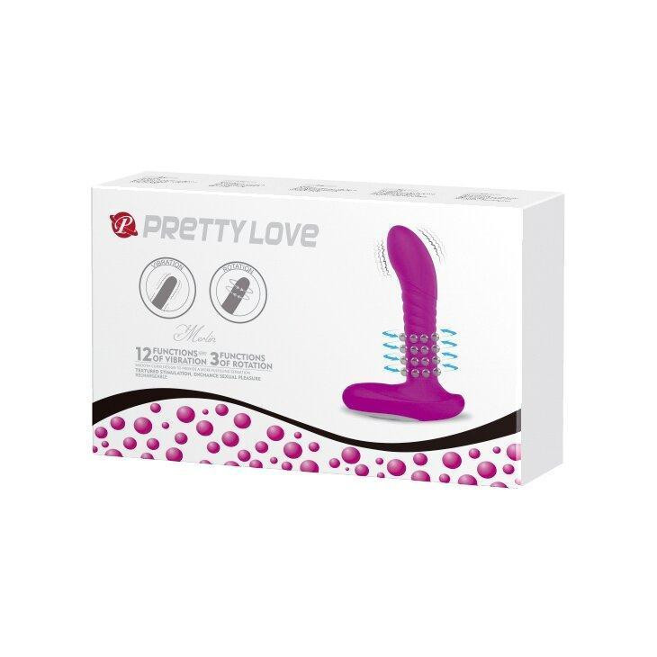Стимулятор простати Merlin з вібрацією і ротацією, BI - 040065 Sex Aura Київ - фото 9