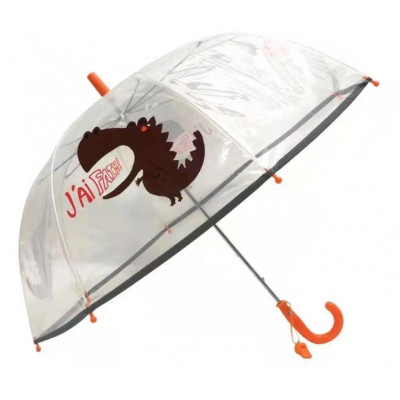 Зонт Economix Hungry Dino трость автомат, , прозрачный (E98451) Винница - изображение 1