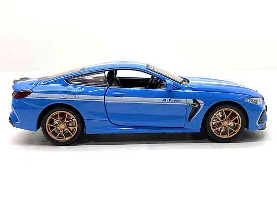 Машинка металева Авто Експерт BMW M8 1:32 відчиняються двері та багажник Синя (LF-04412) Чернігів
