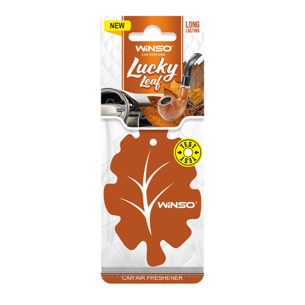 Освежитель воздуха WINSO Lucky Leaf, целлюлозный ароматизатор, Anti Tobacco Київ - фото 1