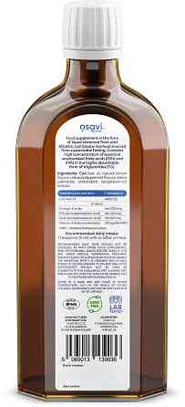 Омега-3 Osavi Norwegian Cod Liver Oil (Lemon-Mint) — 250 ml Луцк