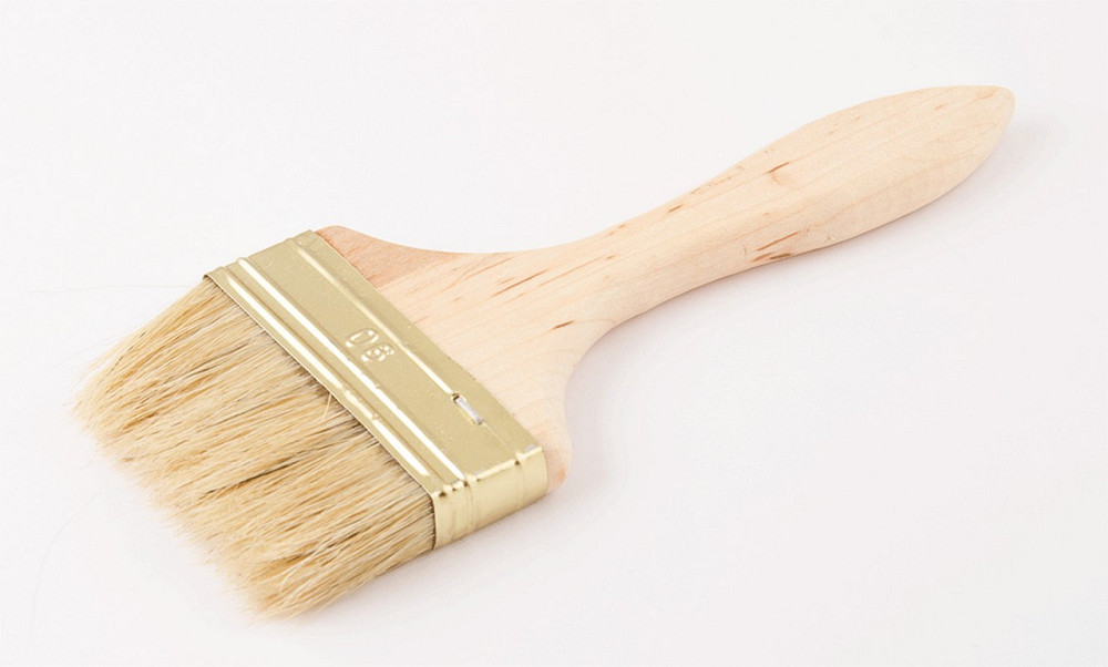 Кисть плоская MASTERTOOL 90х14 мм 91-1090 Ровно - изображение 1