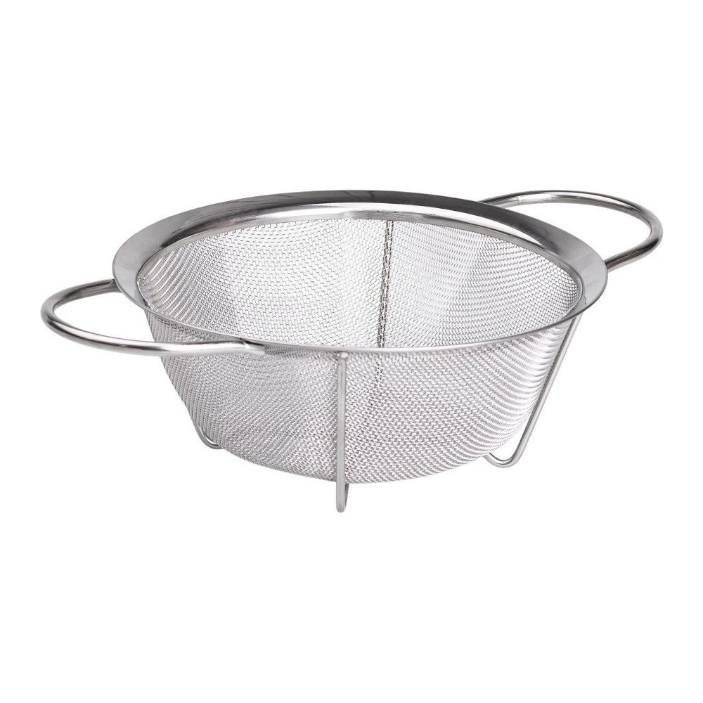 Дуршлаг с ручками 20 см из нержавеющей стали Киев - изображение 4