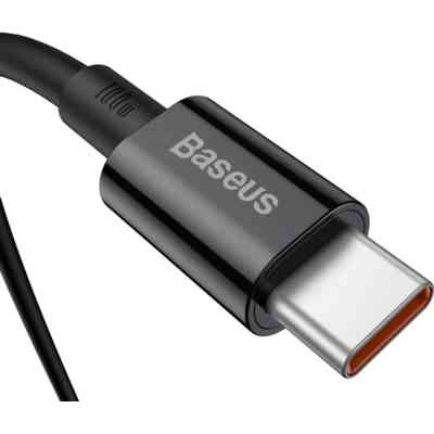 Дата кабель USB-C to USB-C 1.0m 5A Black Baseus (CATYS-B01) Вінниця