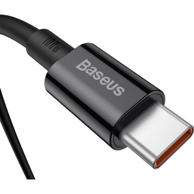 Дата кабель USB-C to USB-C 1.0m 5A Black Baseus (CATYS-B01) Винница - изображение 2