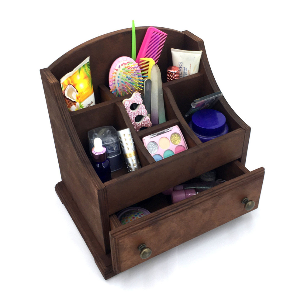 Органайзер для косметики "Ядвіга" капучино Миколаїв - фото 1