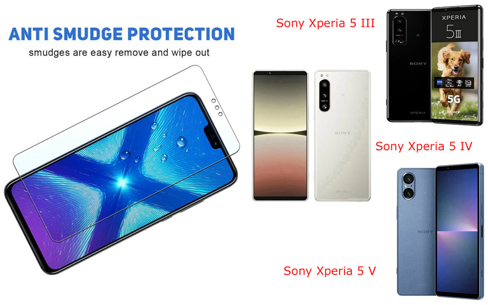 Защитное стекло NeoGlass для Sony Xperia 5 III, Xperia 5 IV, Xperia 5 V – ультрапрозрачное и устойчивое Киев - изображение 3