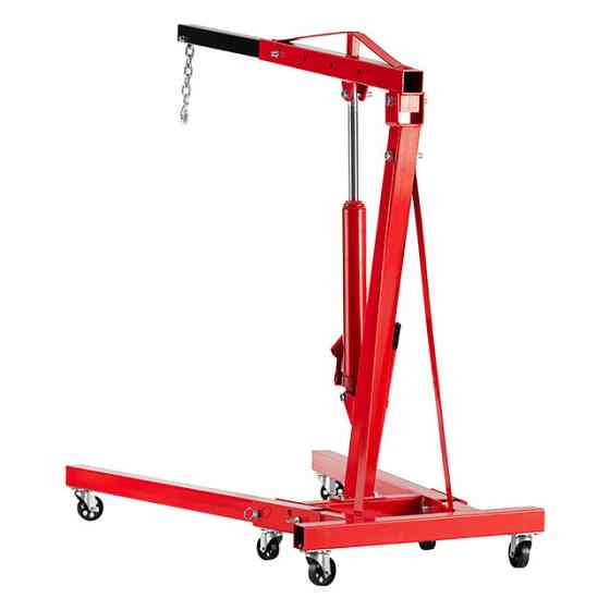 Кран съемник двигателя гидравлический подкатной 2 т (комплект из двух частей) INTERTOOL GT0808 Киев