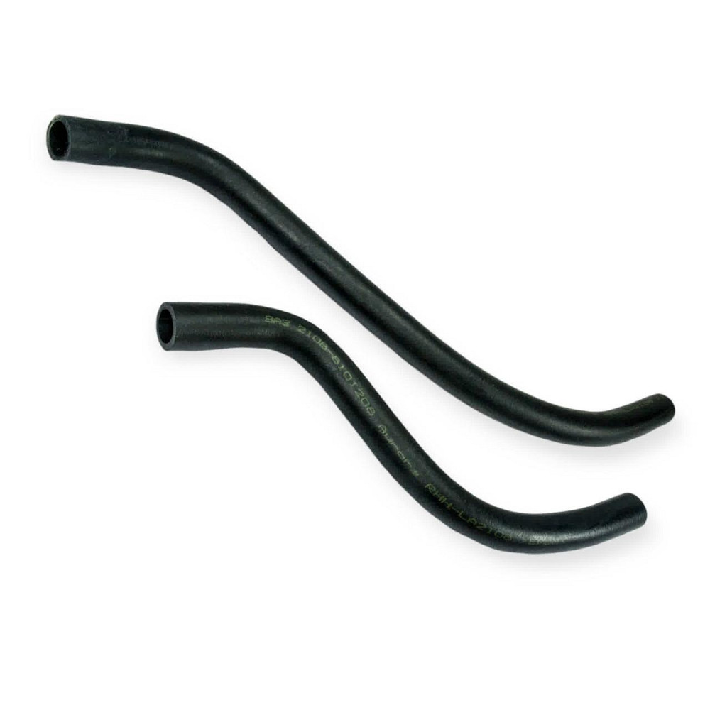 Патрубок 2108, 2109, 21099 (к-кт 2 шт мотор) печки Мукачево - изображение 1