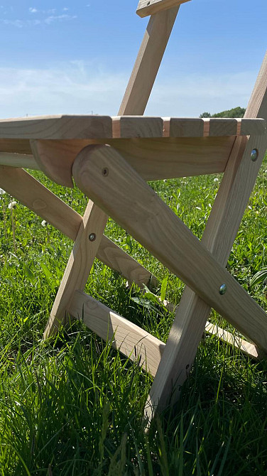 Стілець розкладний 35х40 - Ясен Киев - изображение 2