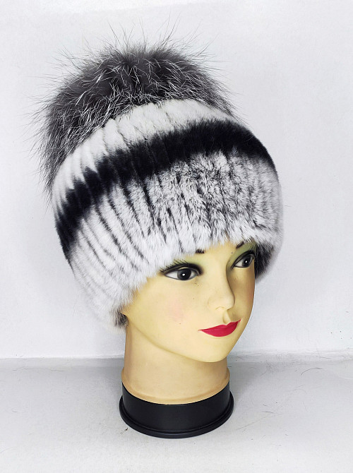 Шапка хутряна жіноча Тіфані Rex Шиншиловий Харків - фото 7