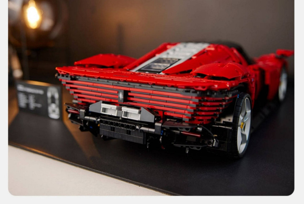 Конструктор машинка Technic Ferrari Daytona SP3 маштаб 1:8  3778 деталей Червона Феррарі Дайтона Киев - изображение 8