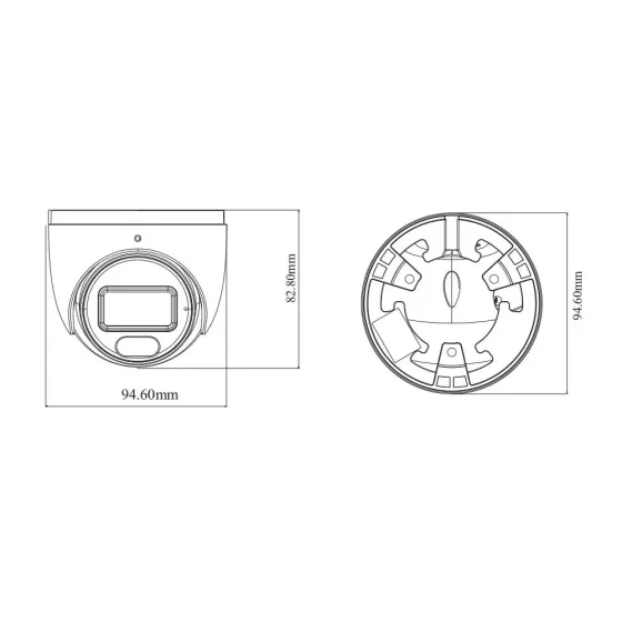 IP-відеокамера 6Mp TVT TD-9564E4(D/PE/AW2) Black f=2.8mm, ІЧ+LED-підсвічування, з мікрофоном (77-00395) Киев