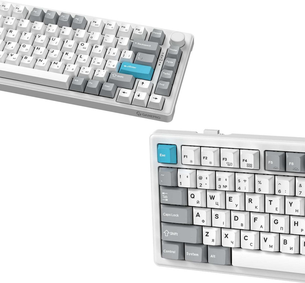 Клавіатура бездротова GamePro Asgard Yord Keychron Super Red Switch White (MK266WH) ( 10086 ) Харьков - изображение 18