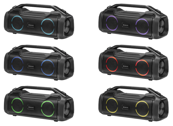 Портативна акустика Defender Beatbox 50 Black (65950) (7055827) Київ