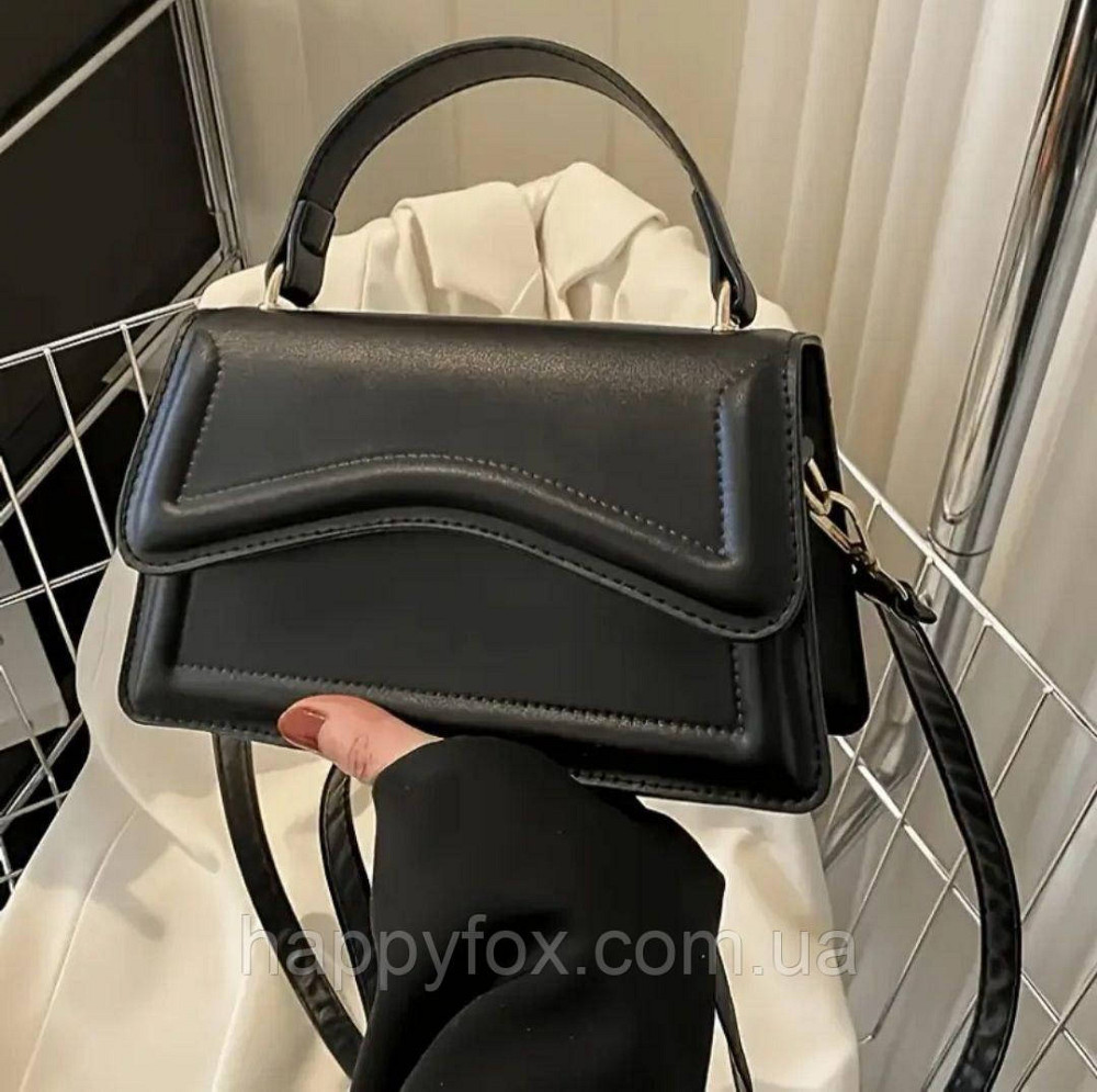 Жіноча модна сумка з еко-шкіри з регульованим ремінцем. Львів - фото 1