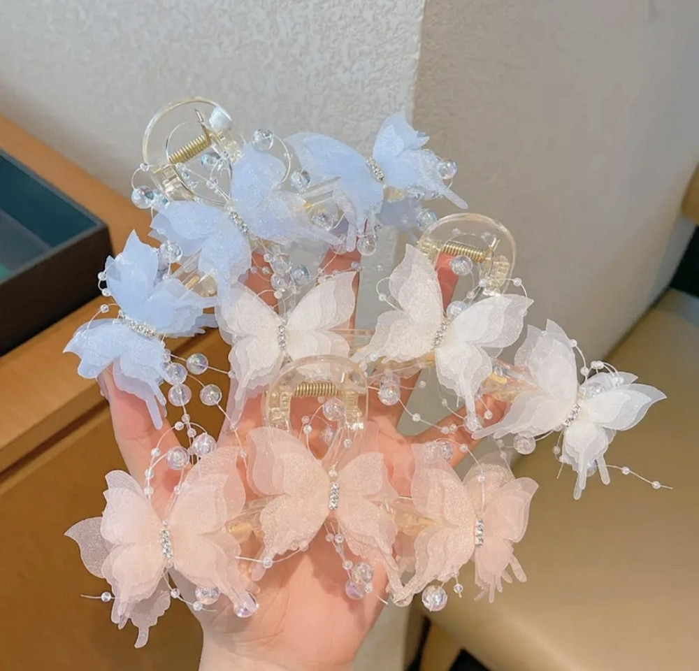 Заколка-крабік "Метелики" Сміла - фото 1