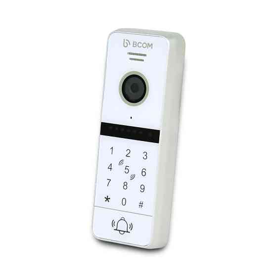 Відеопанель BCOM BT-400FHD-AC White з вбудованою клавіатурою і зчитувачем Mifare Київ