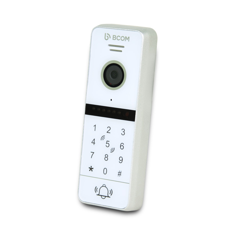 Відеопанель BCOM BT-400FHD-AC White з вбудованою клавіатурою і зчитувачем Mifare Київ - фото 2